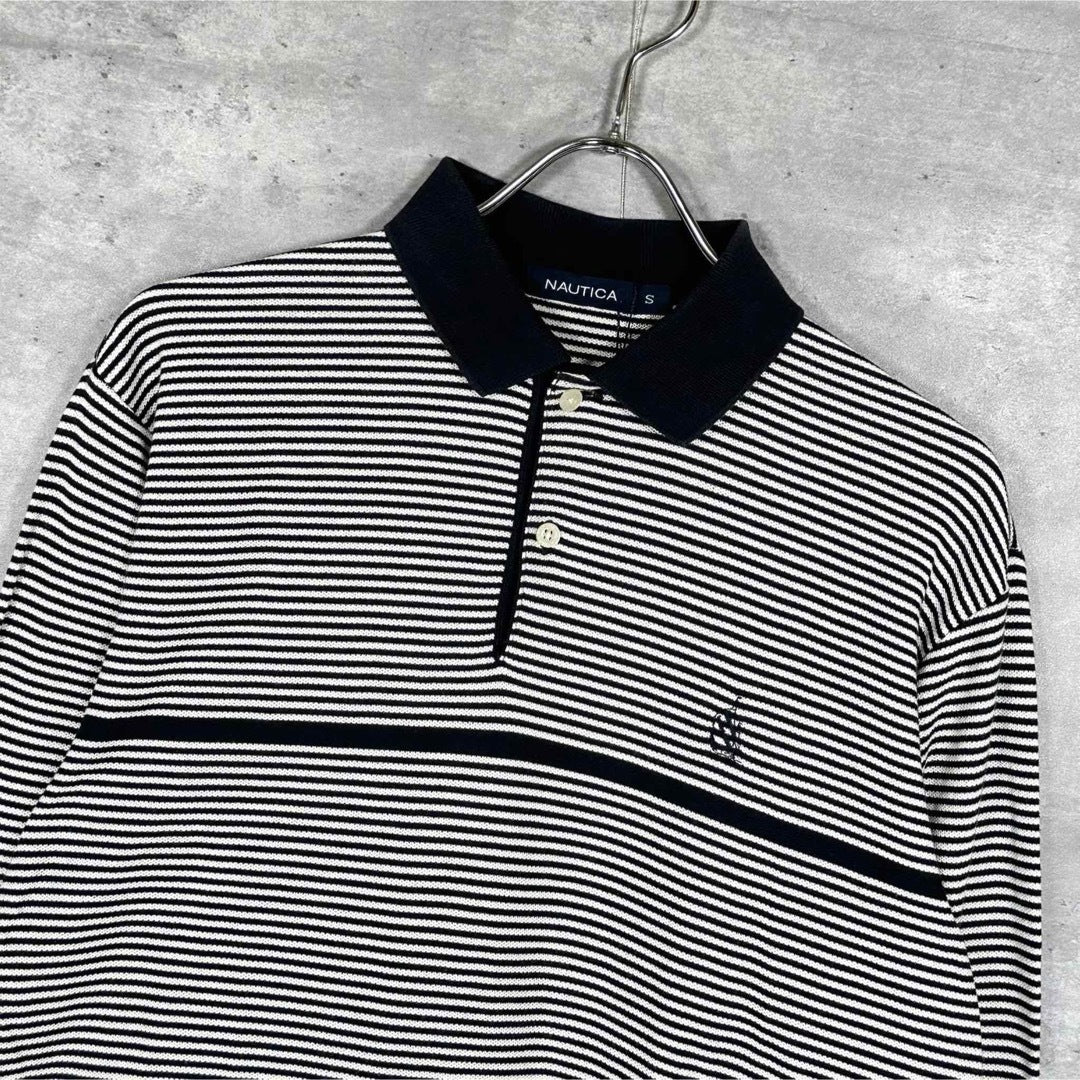 『nautica』 ノーティカ (S) ロングスリーブ ポロシャツ
