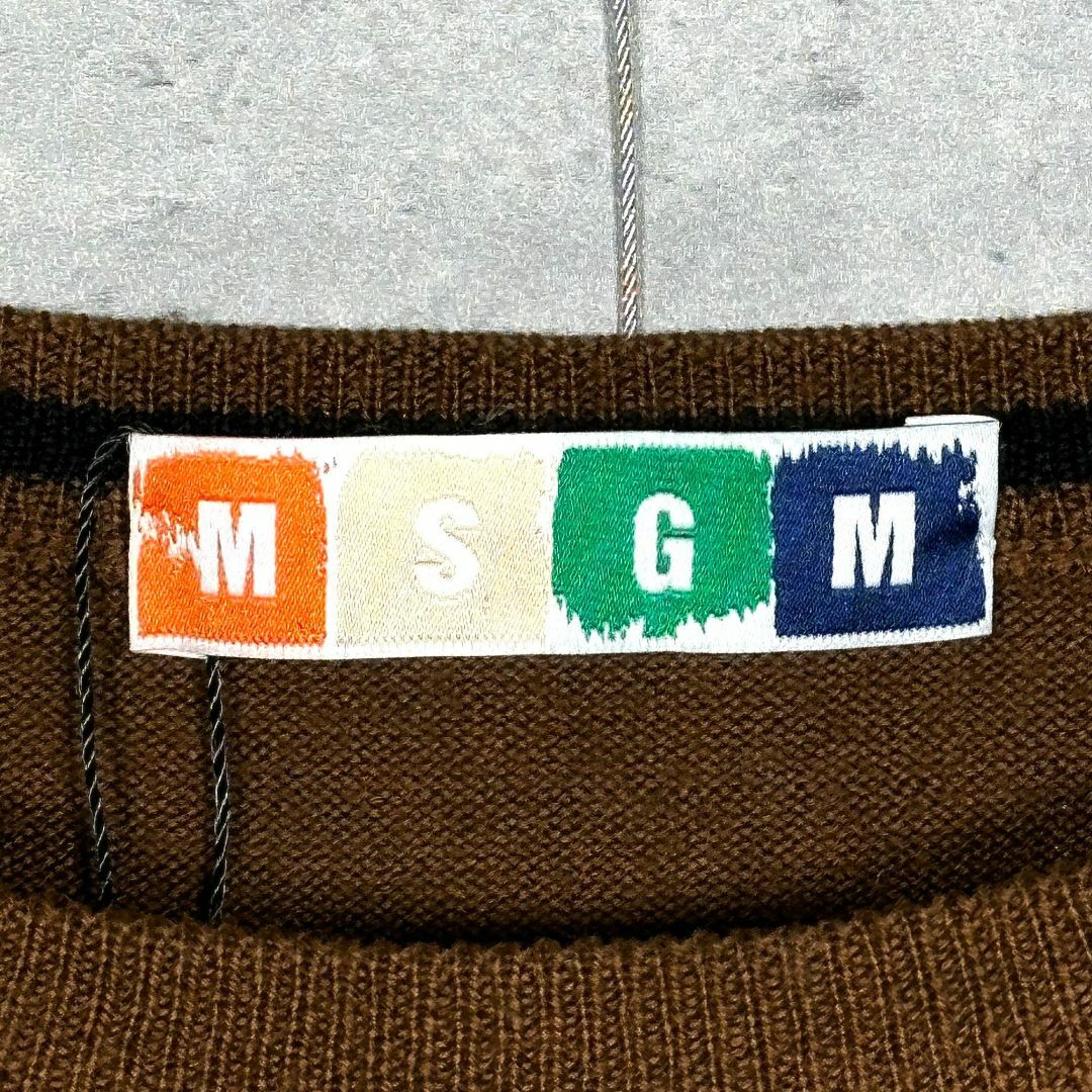 『MSGM』(M) スター刺繍 ニットセーター