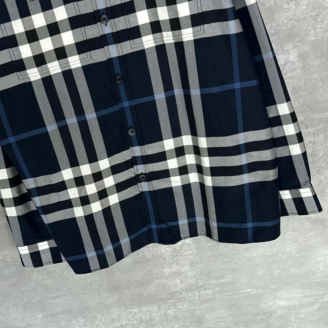『BURBERRY』バーバリー (L) チェックシャツ