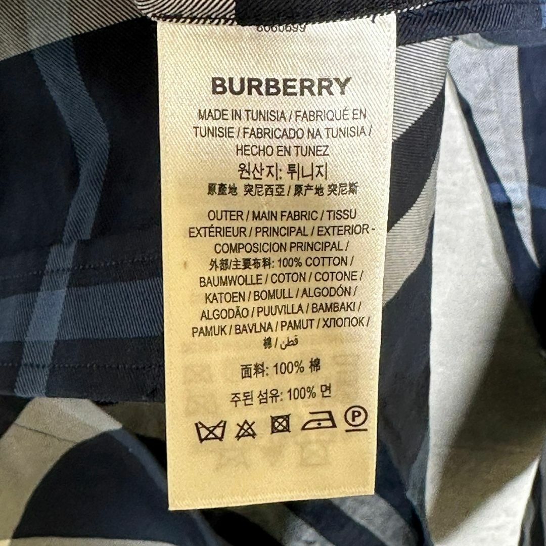 『BURBERRY』バーバリー (L) チェックシャツ