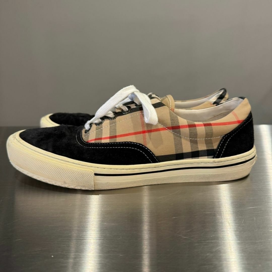 『BURBERRY』バーバリー (41) ノバチェック柄 スニーカー