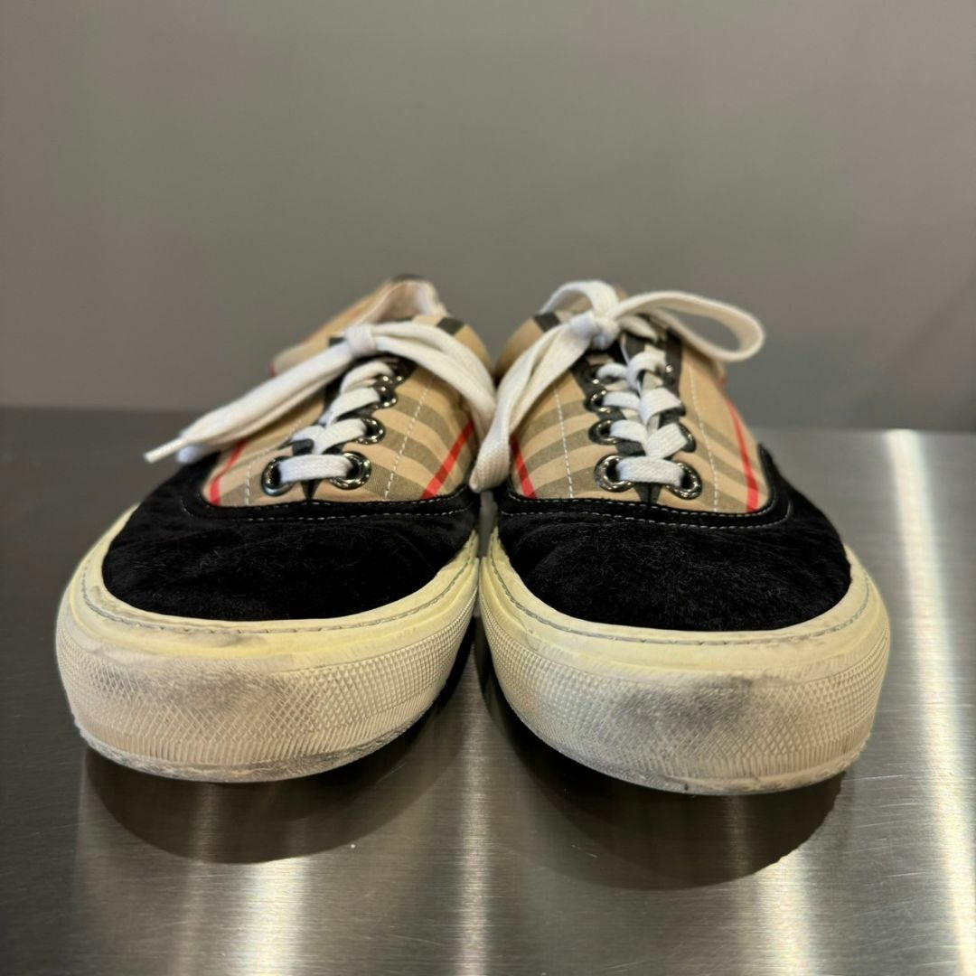 『BURBERRY』バーバリー (41) ノバチェック柄 スニーカー