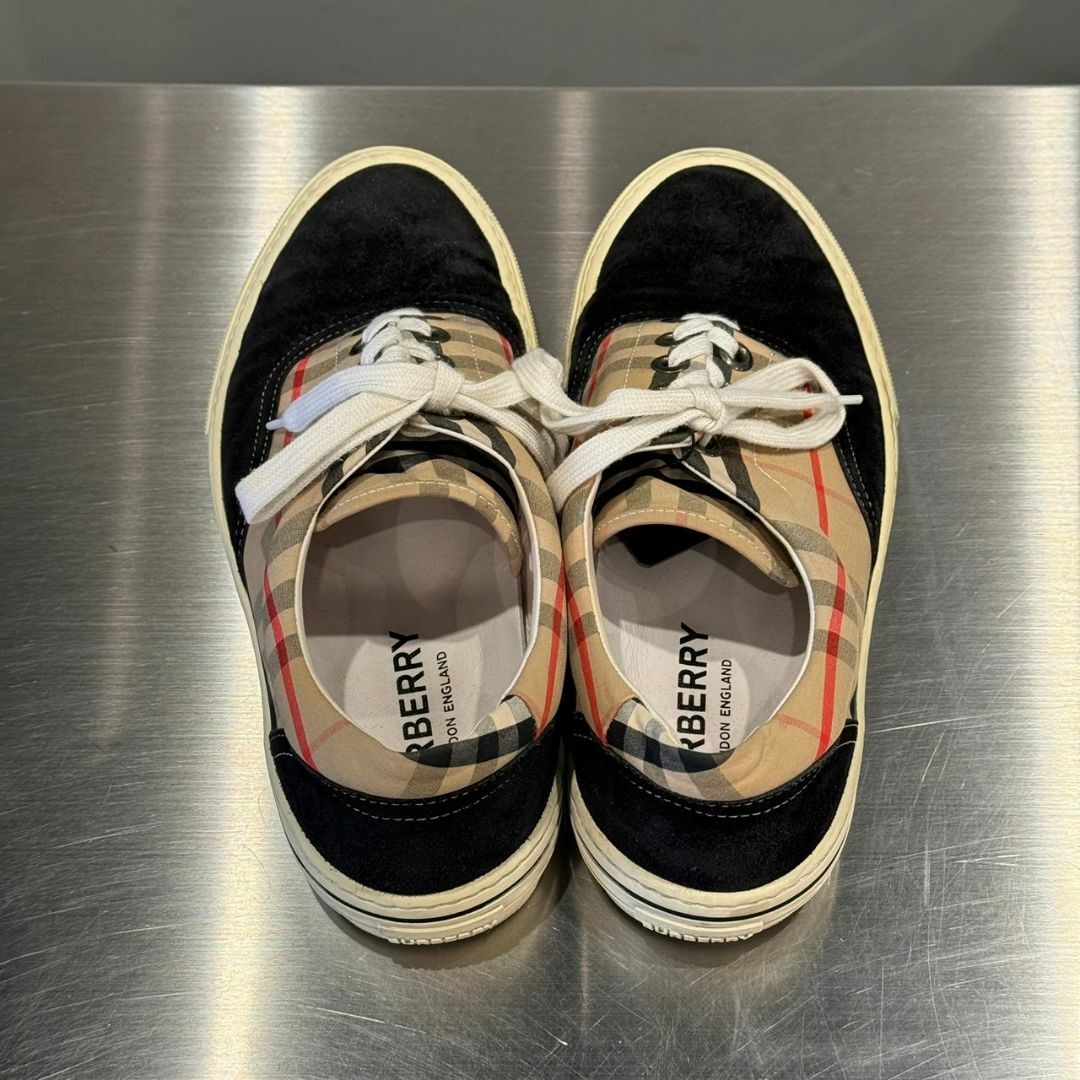 『BURBERRY』バーバリー (41) ノバチェック柄 スニーカー
