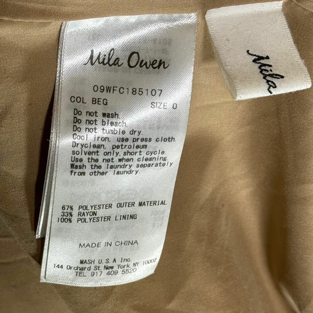 『Mila Owen』ミラオーウェン (0) トレンチコート