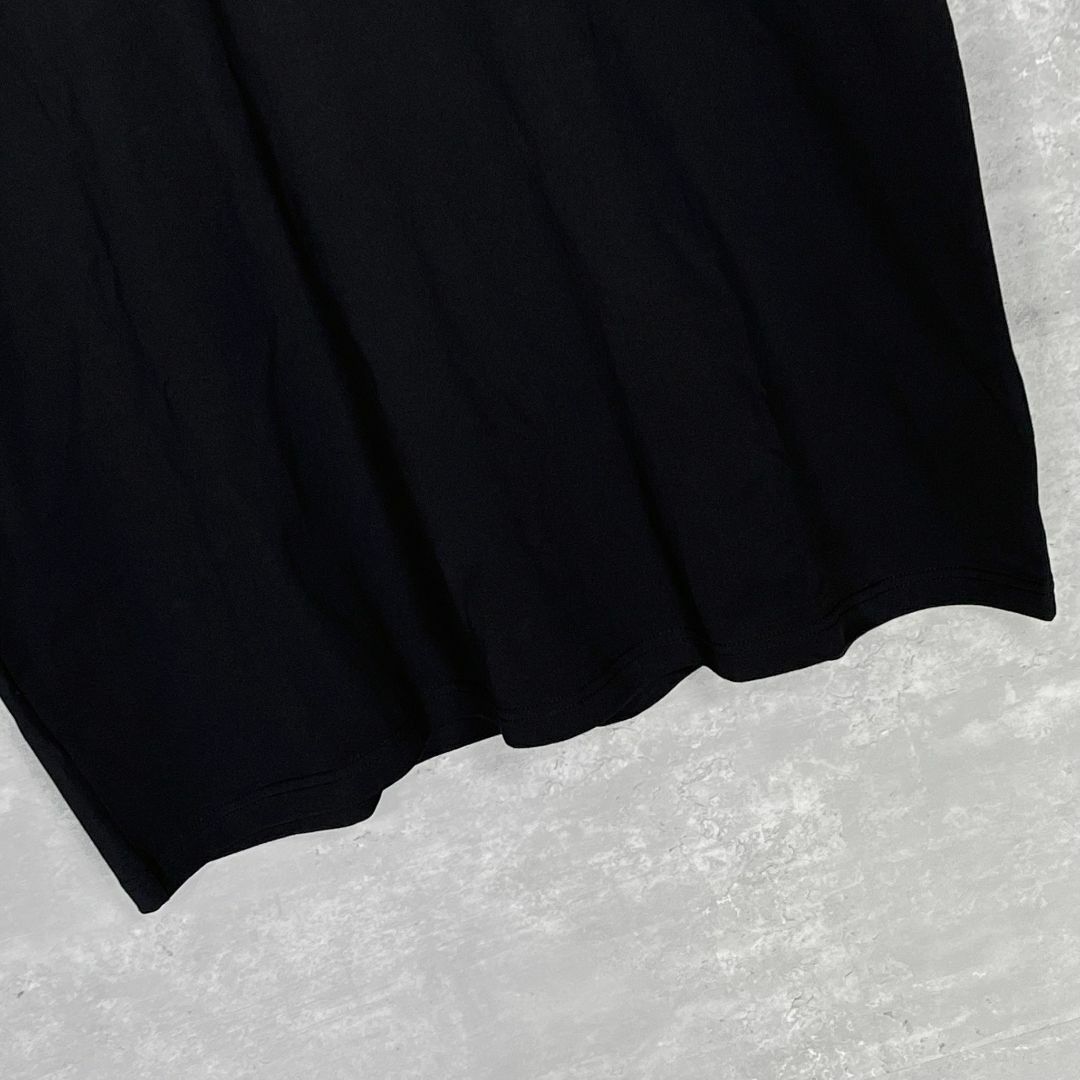 『BURBERRY』バーバリー (L) ロゴ コットン Tシャツ