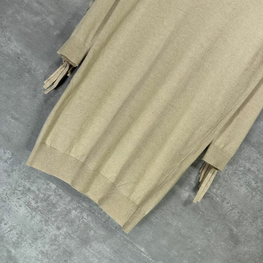 『MM6』エムエムシックス (M) フリンジニットワンピース