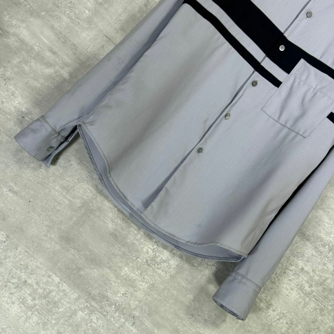 『MARNI』マルニ (44) ボーダー切替シャツ
