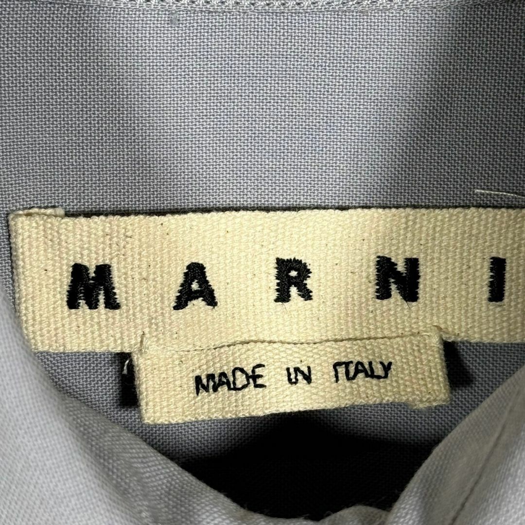 『MARNI』マルニ (44) ボーダー切替シャツ