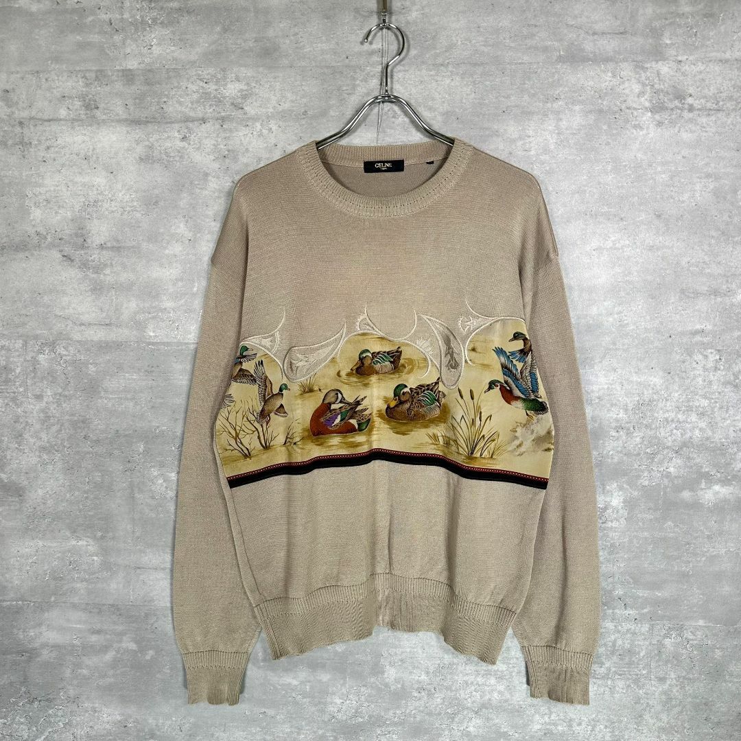 『CELINE』セリーヌ (M) ハイゲージ ニットセーター