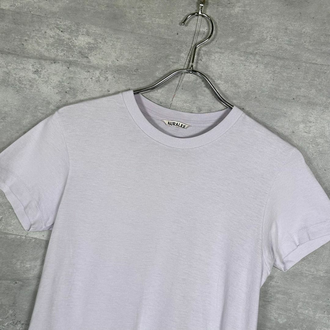 『AURALEE』オーラリー (1) 半袖 無地 コットンTシャツ