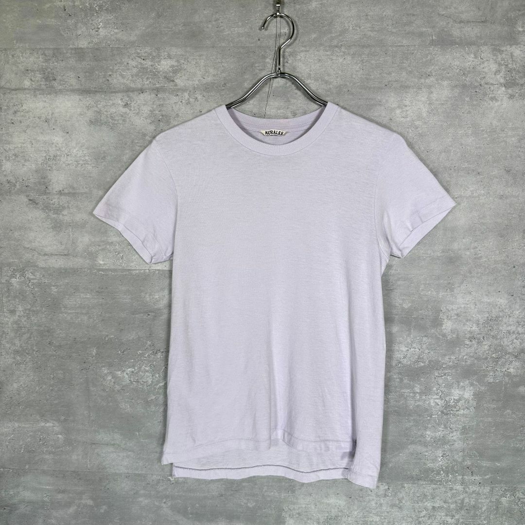 『AURALEE』オーラリー (1) 半袖 無地 コットンTシャツ