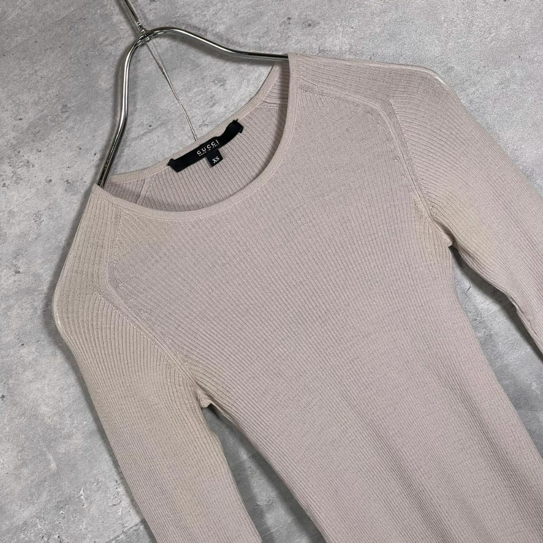 『GUCCI』グッチ (XS) リブニット