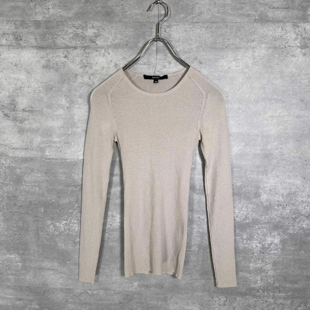 『GUCCI』グッチ (XS) リブニット
