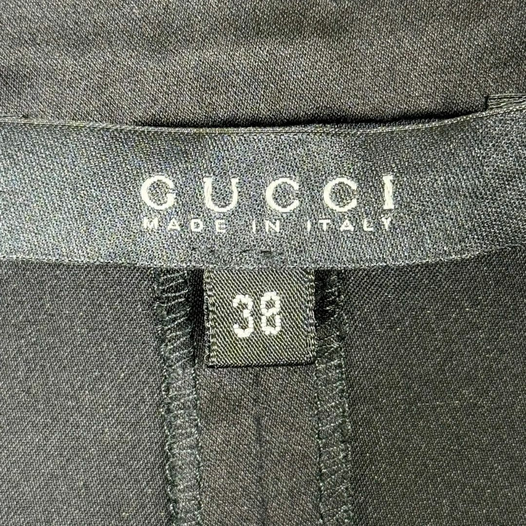 『GUCCI』グッチ (38) 折り返しラペルタイトスカート