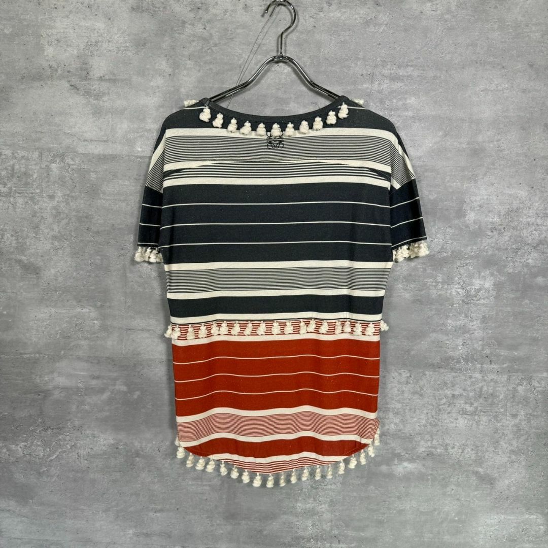 『LOEWE』ロエベ (S) エスニックボーダーTシャツ
