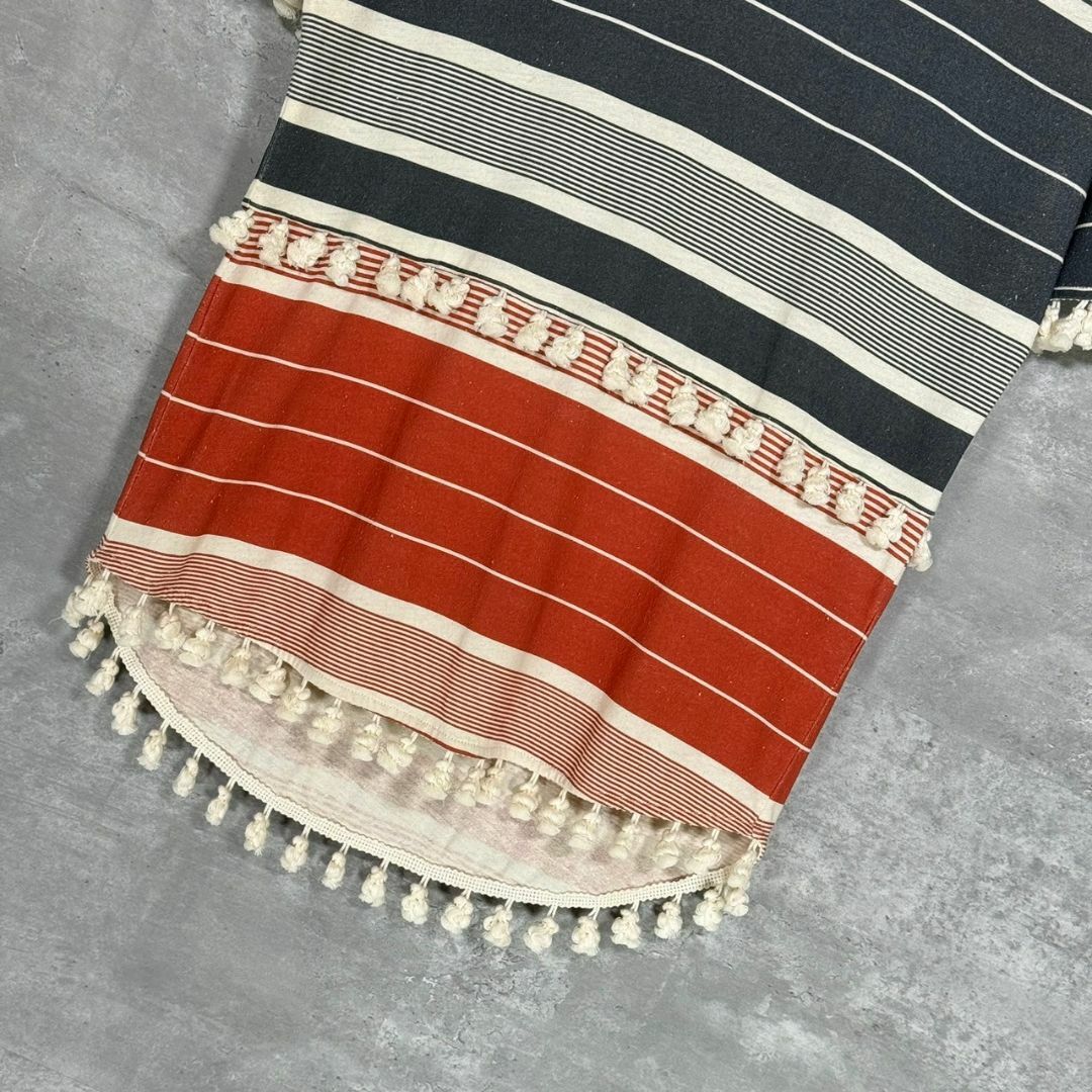 『LOEWE』ロエベ (S) エスニックボーダーTシャツ