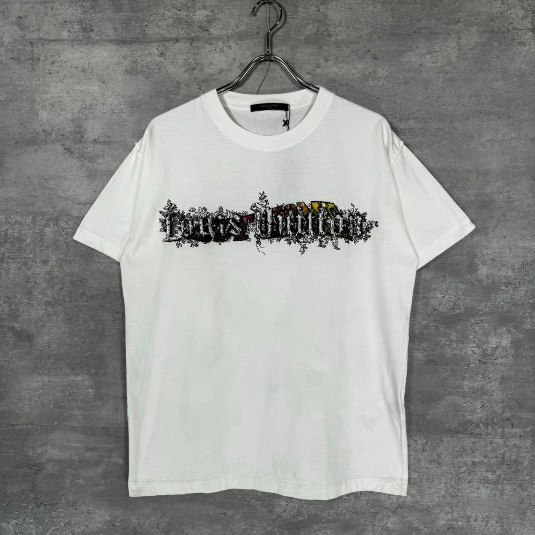 『LOUIS VUITTON』ルイヴィトン (S) プリントTシャツ