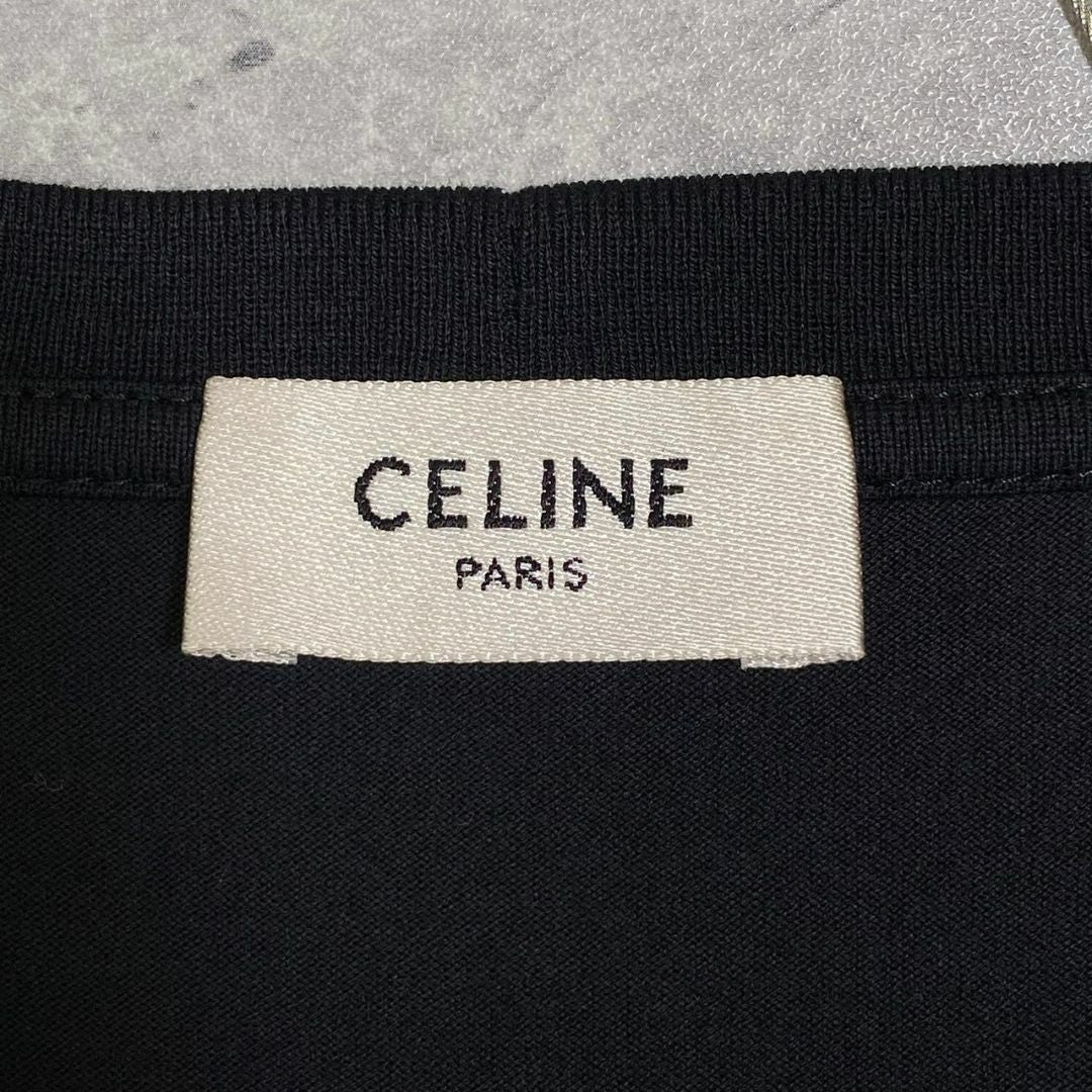 『CELINE』セリーヌ (L) プリントTシャツ