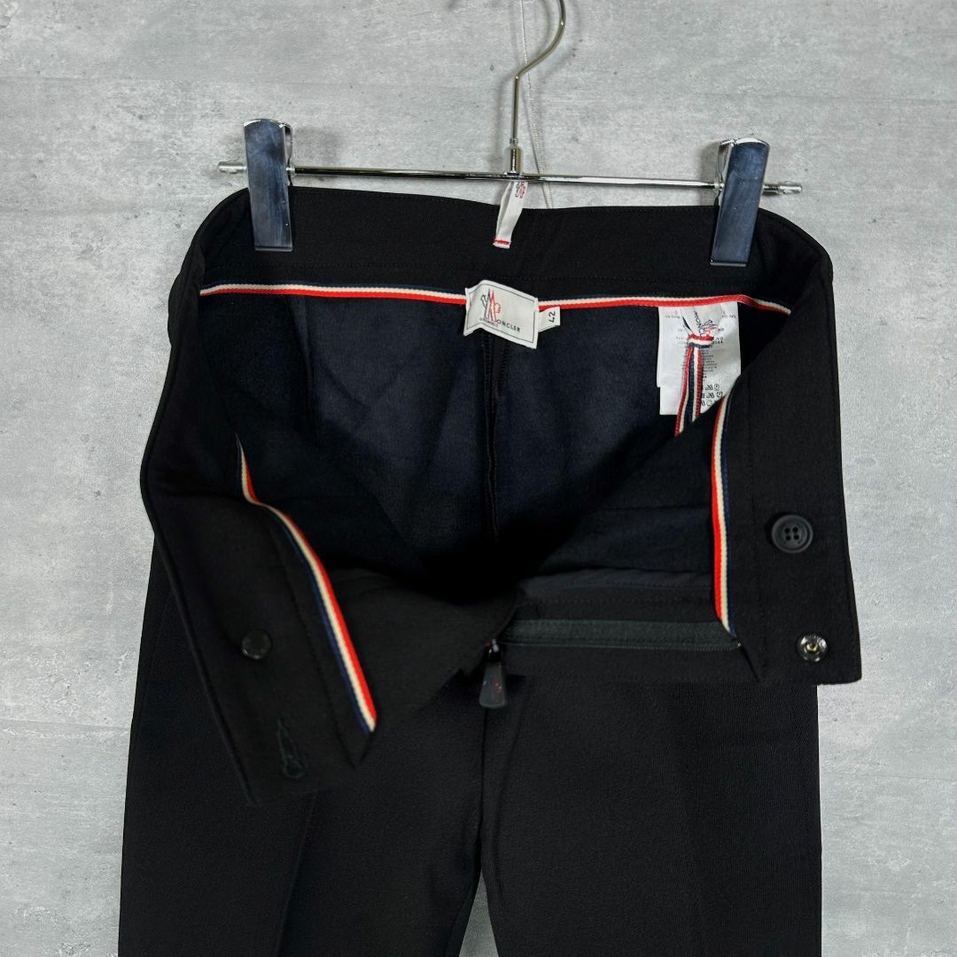 『MONCLER』モンクレール (42) ゴムバンド付き スラックスパンツ