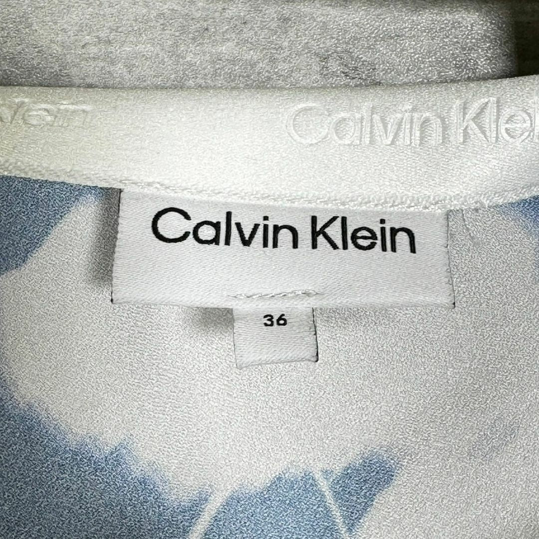 『Calvin Klein』カルバンクライン (36) 総柄ロングスカート