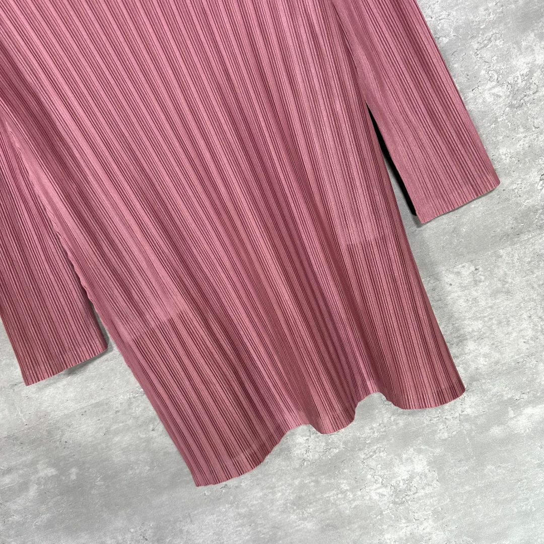 『ISSEY MIYAKE』イッセイミヤケ (3) プリーツ ハイネックシャツ