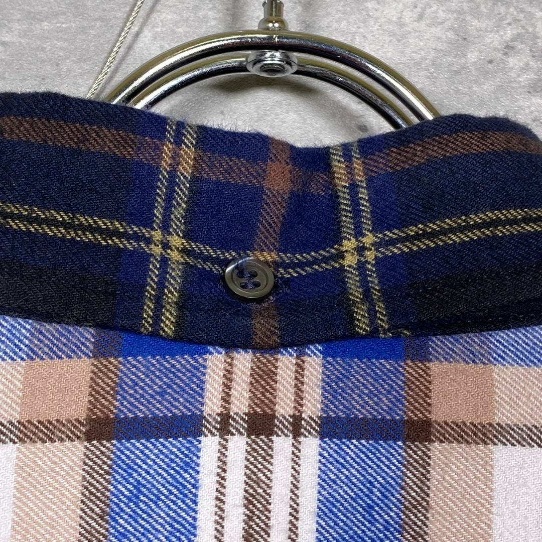 『LOEWE』ロエベ (M) クレイジーパターンチェック柄シャツ