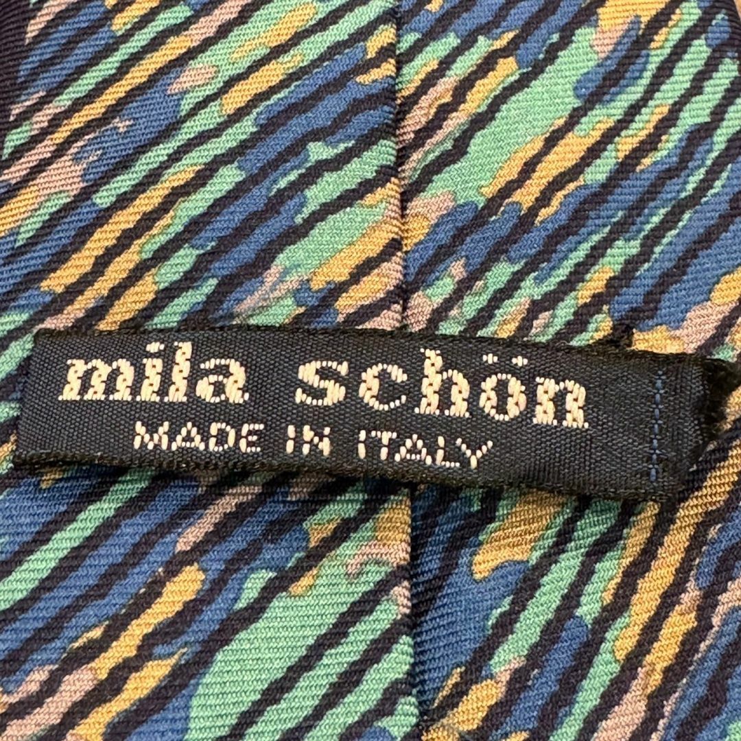 『mila schon』ミラ・ショーン 総柄ネクタイ