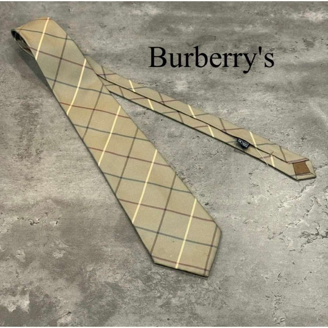 『BURBERRYS』バーバリー チェック柄ネクタイ