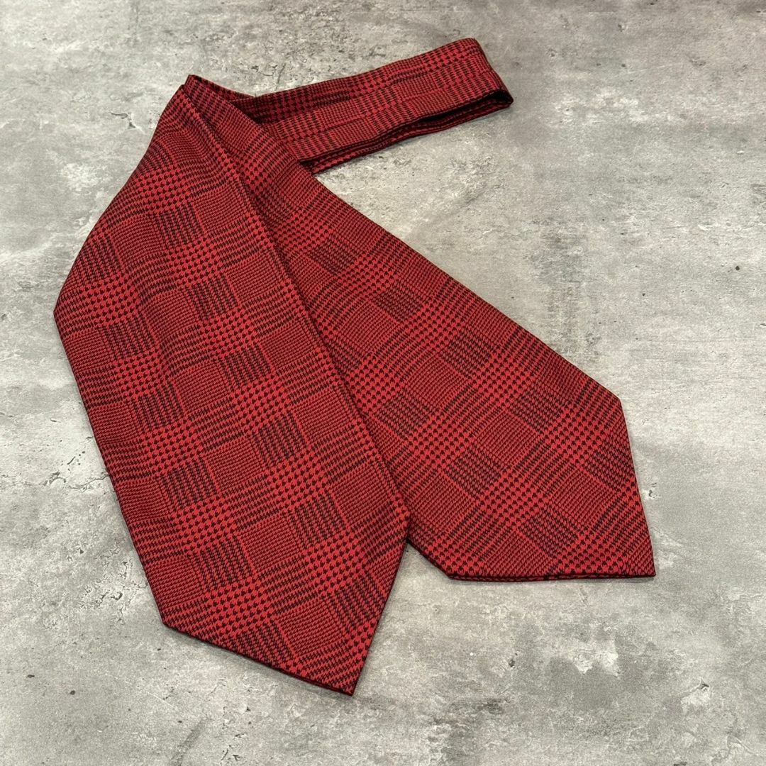 『DAKS』ダックス 千鳥柄リボン ネクタイ
