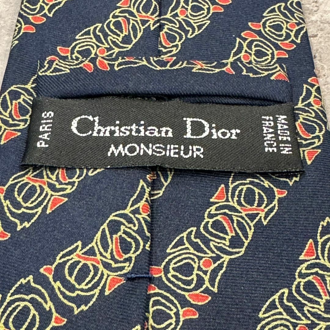 『Christian Dior』クリスチャンディオール 総柄ネクタイ