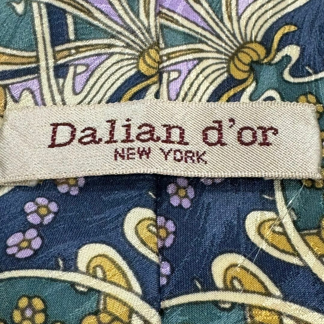 『Dalian d'or』ダリアンドール 総柄ネクタイ