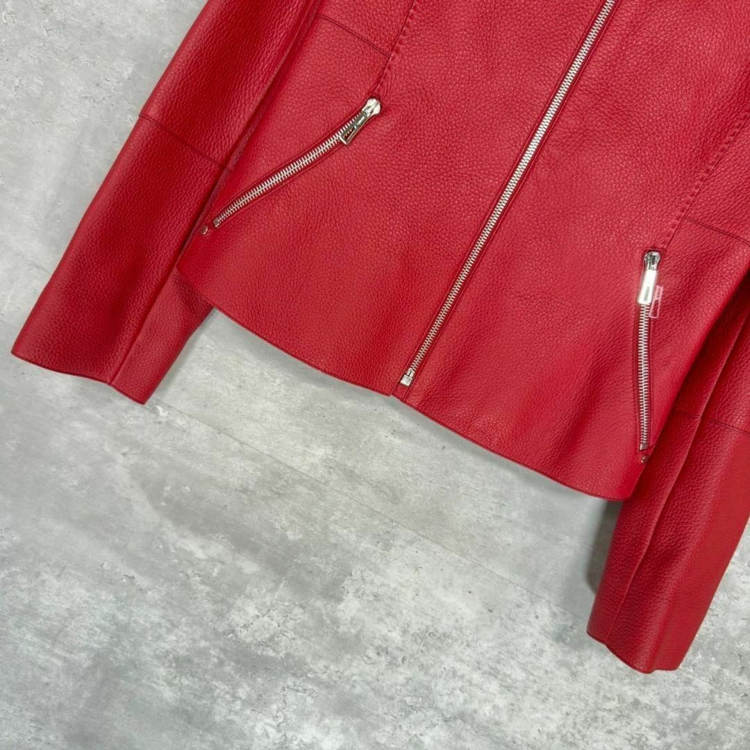 『HERMES』エルメス (34) 鹿革 ライダースジャケット