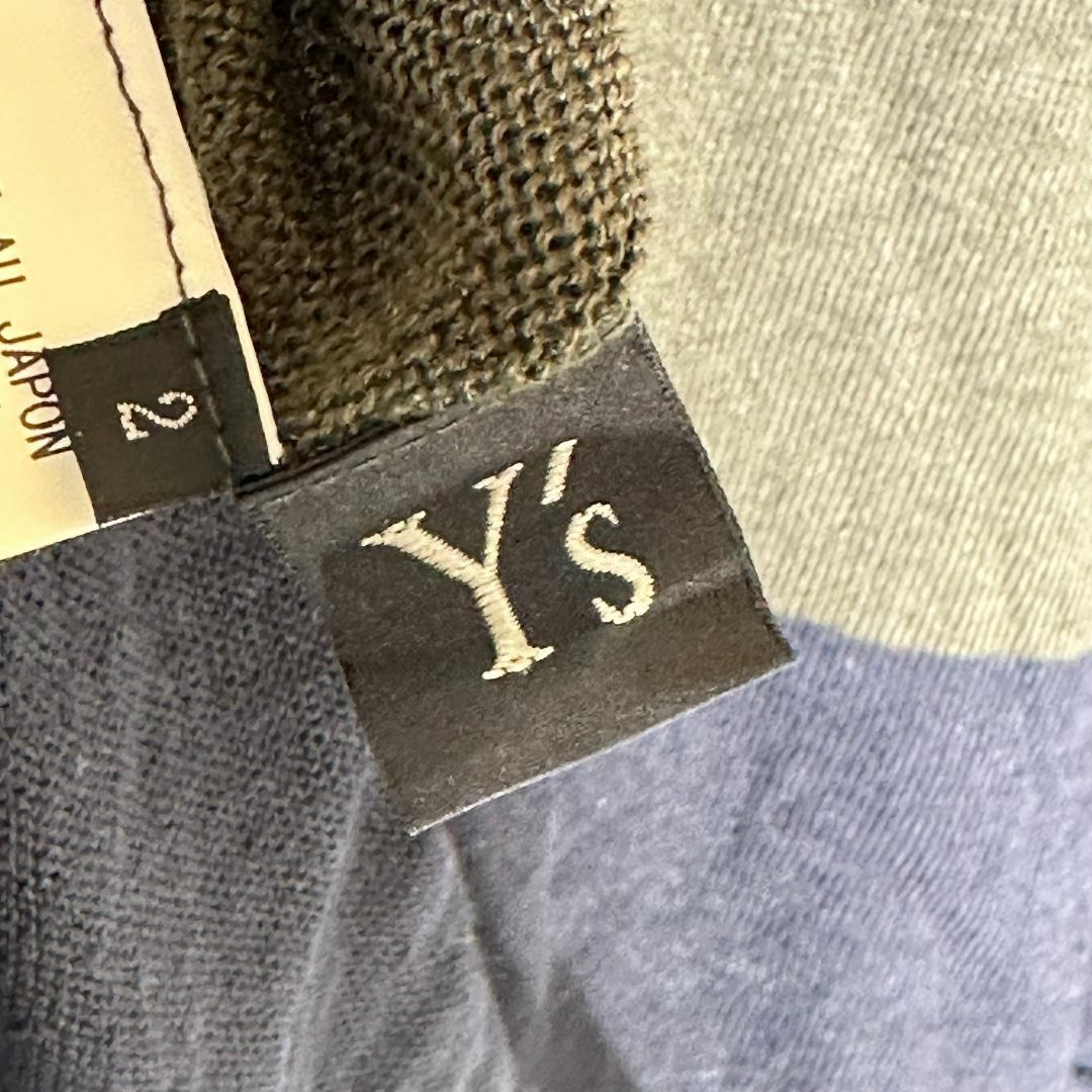 『Y's』ワイズ (2) リネン カットソー シャツ