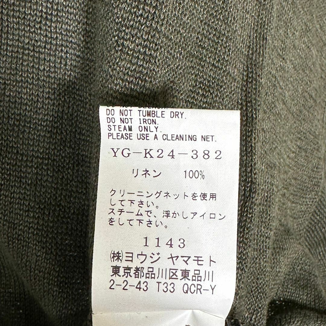 『Y's』ワイズ (2) リネン カットソー シャツ