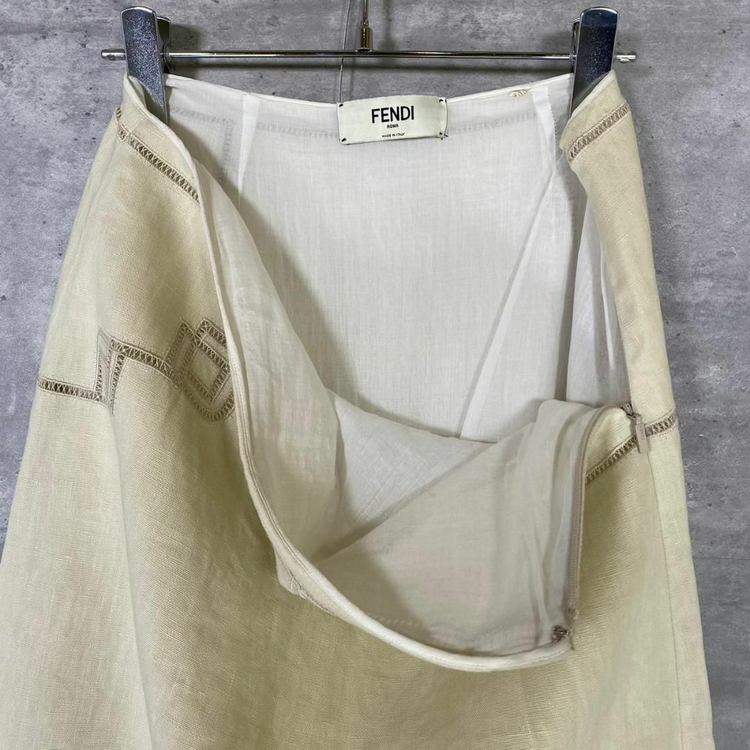『FENDI』フェンディ リネン スカート