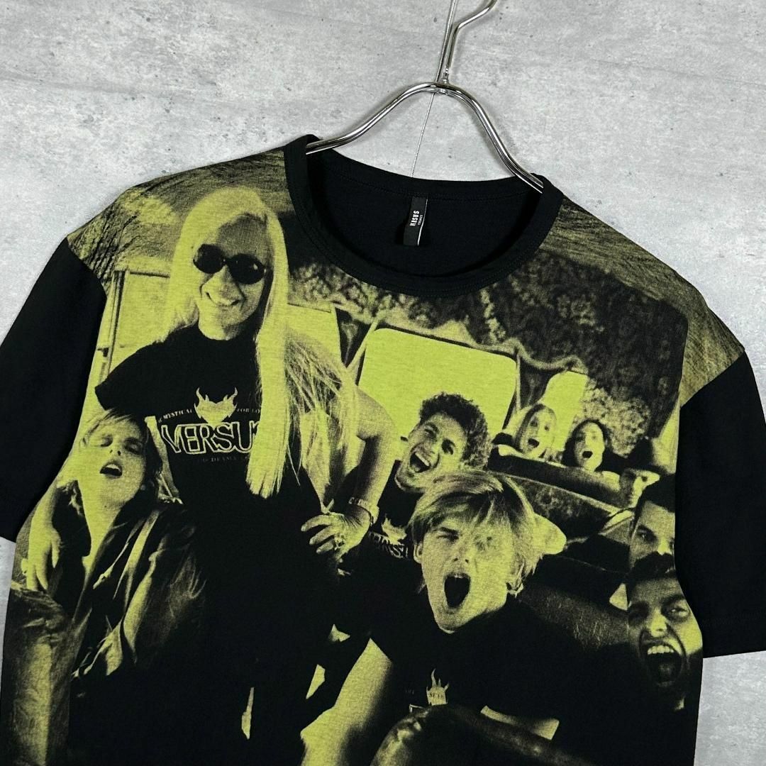 『VERSUS VERSACE』ヴェルサーチ (M) フォトプリント Tシャツ