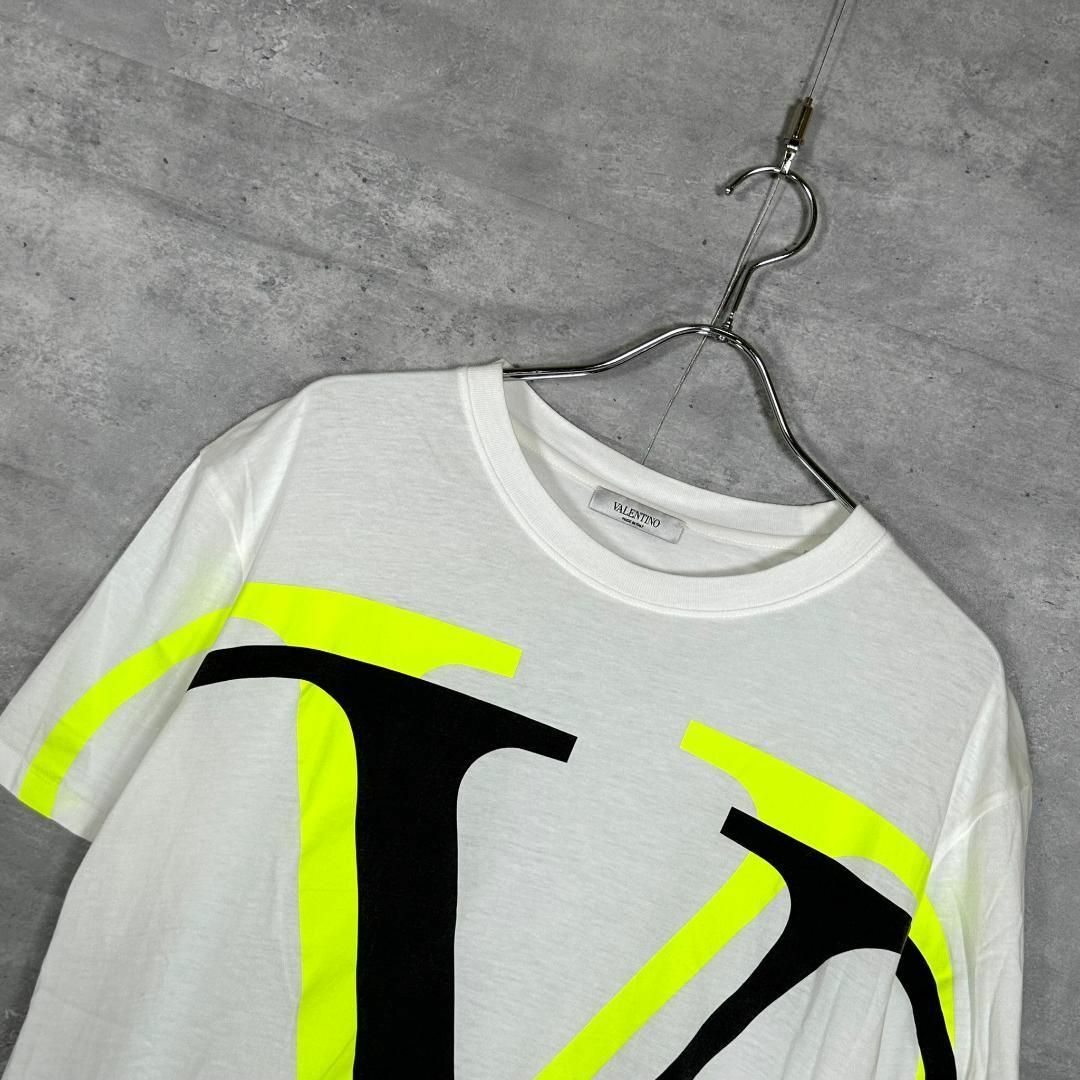 『VALENTINO』ヴァレンティノ (L) 20ss Vロゴ プリントTシャツ