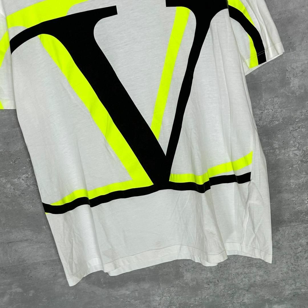 『VALENTINO』ヴァレンティノ (L) 20ss Vロゴ プリントTシャツ