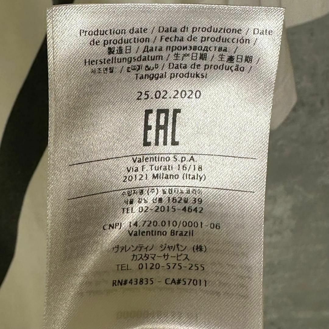 『VALENTINO』ヴァレンティノ (L) 20ss Vロゴ プリントTシャツ
