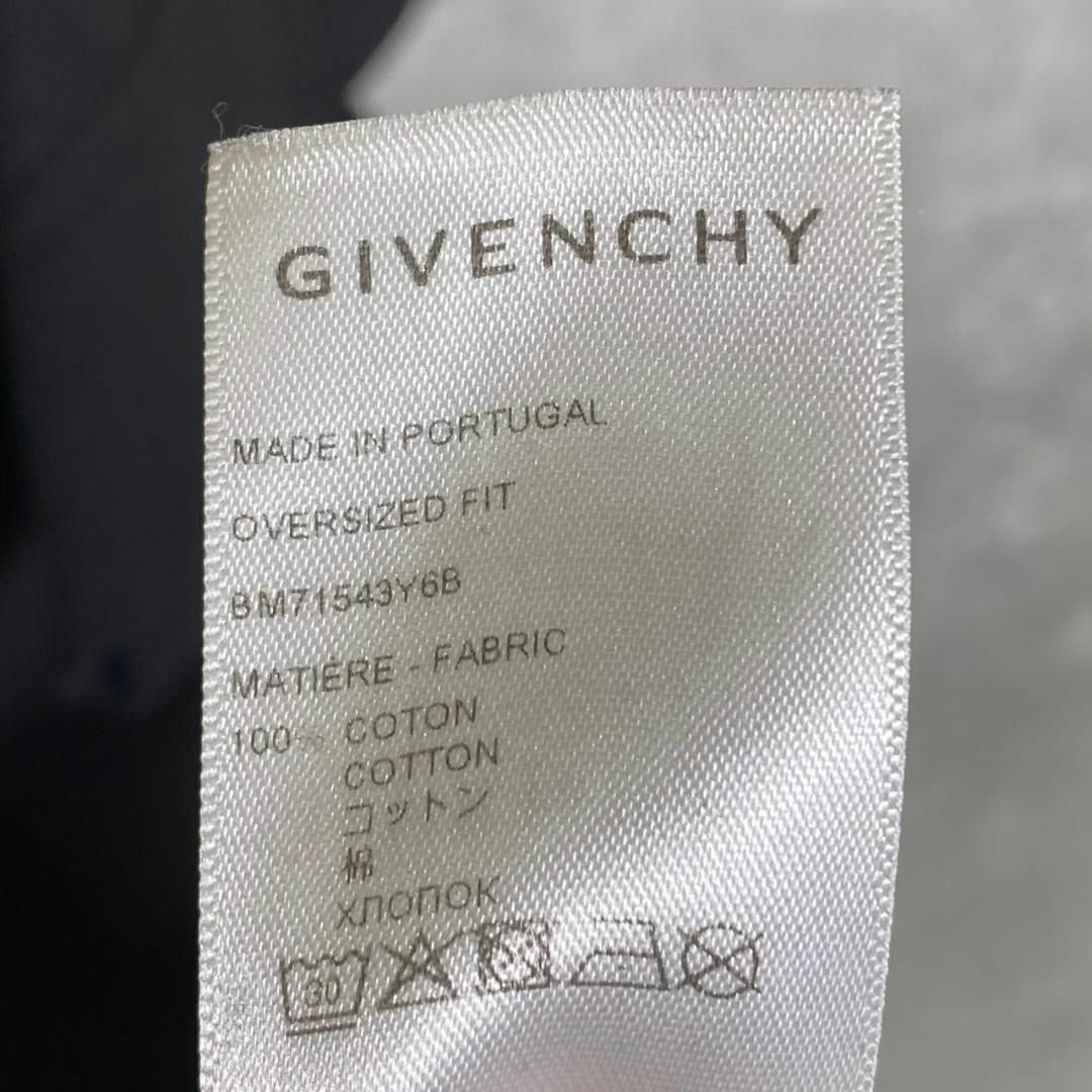 『GIVENCHY』ジバンシー (M) エンブロイダリーロゴ半袖BIG Tシャツ