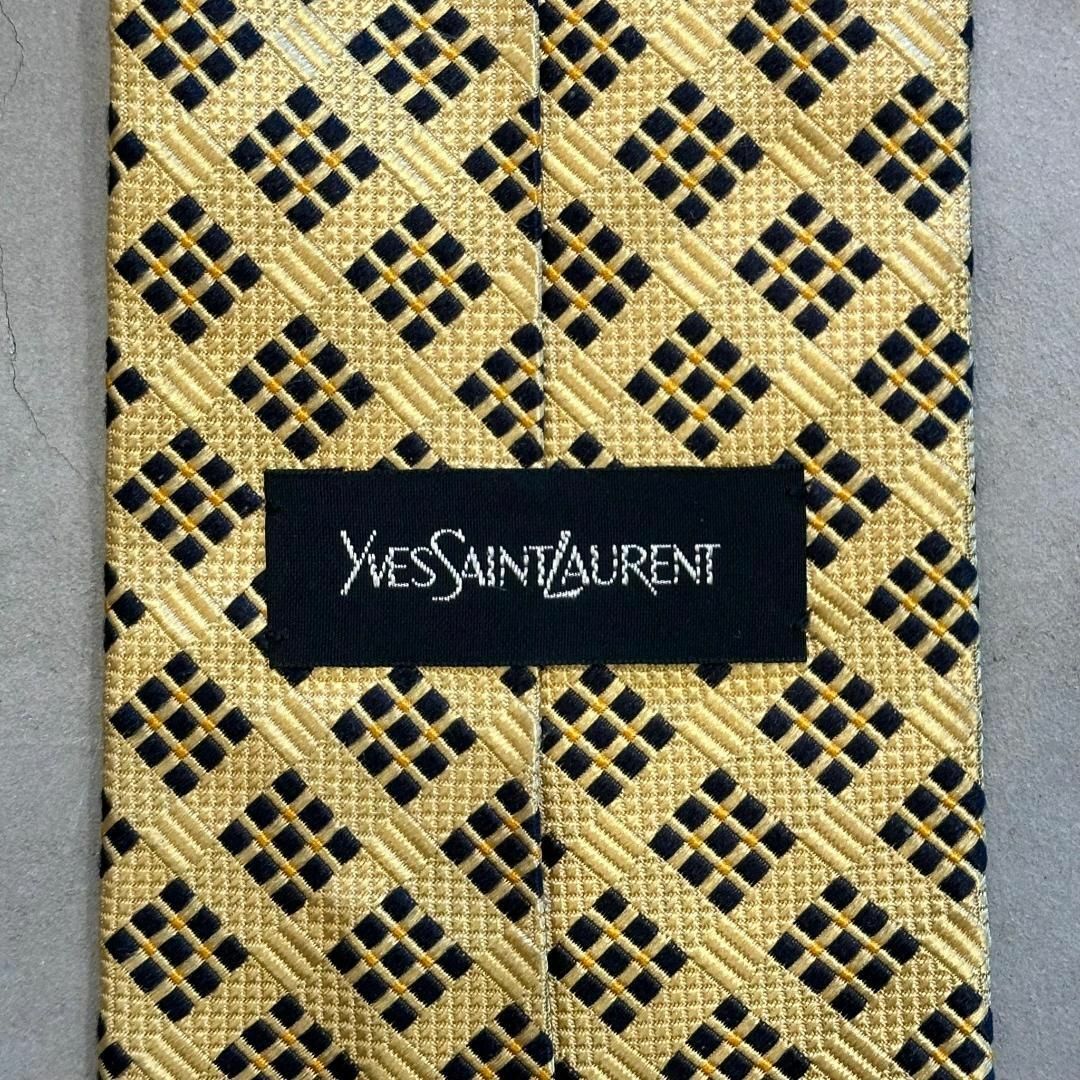 『YVES SAINT LAURENT』イヴ・サンローラン シルクネクタイ