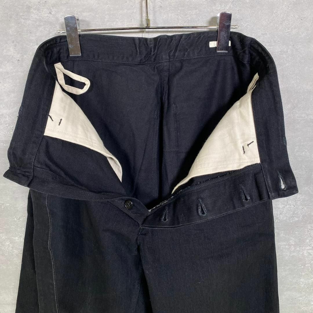『COMOLI』コモリ (1) ベルト付き ワイドデニムワークパンツ