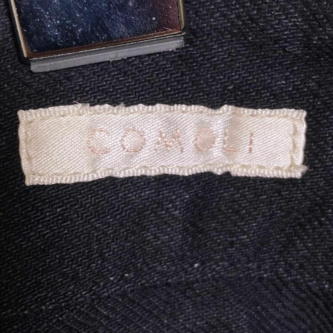 『COMOLI』コモリ (1) ベルト付き ワイドデニムワークパンツ