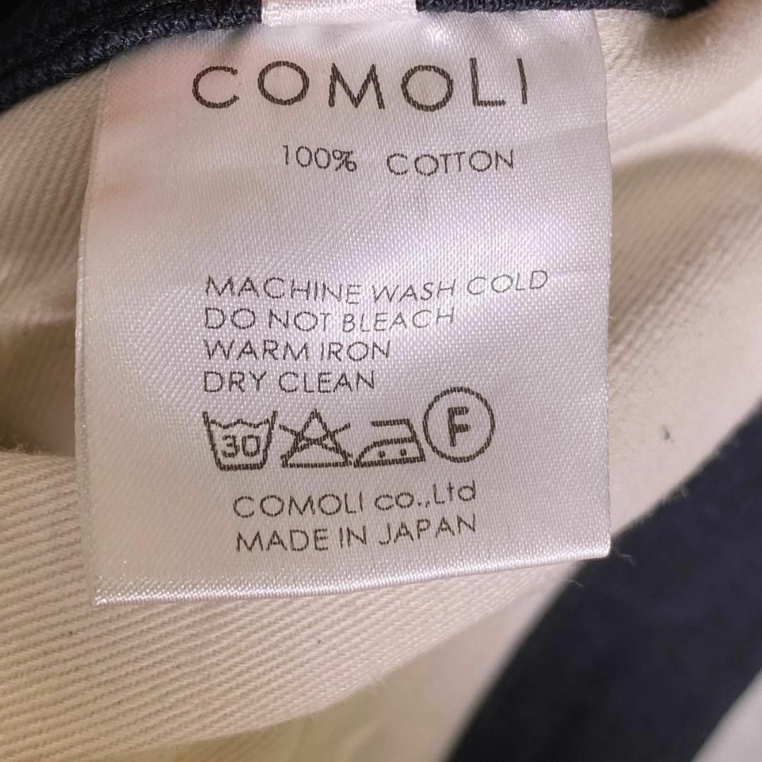 『COMOLI』コモリ (1) ベルト付き ワイドデニムワークパンツ
