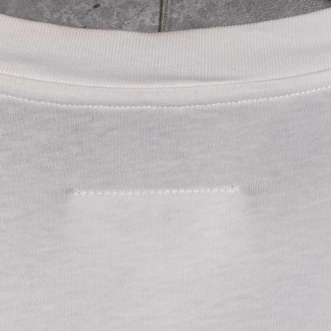 『MM6』エムエムシックス (M) オーバーサイズ無地半袖Tシャツ
