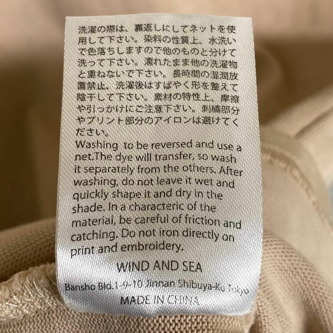 『WIND AND SEA』ウィンダンシー (L) プリント半袖Tシャツ