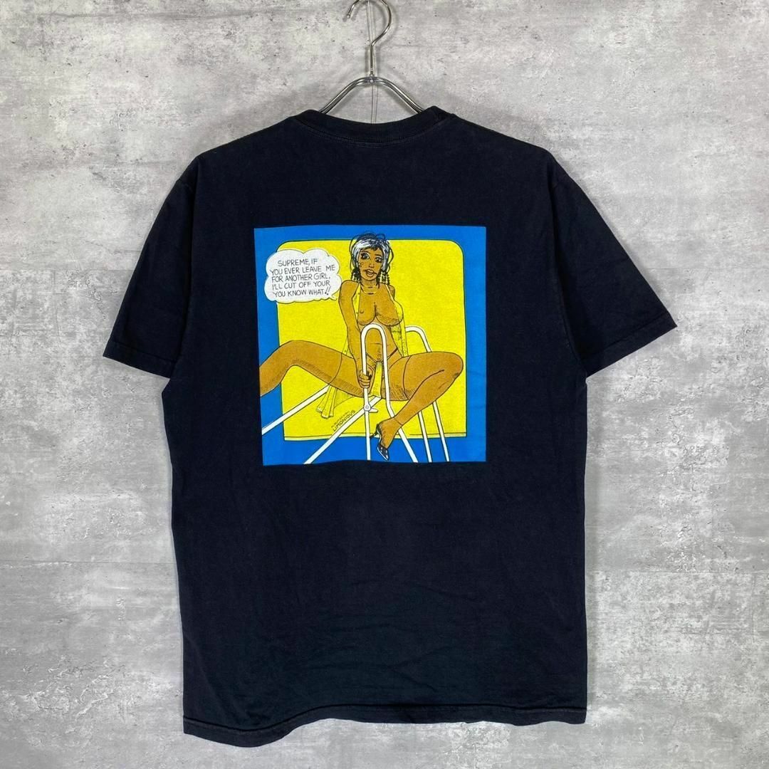 『supreme』シュプリーム (L) バックプリント半袖Tシャツ