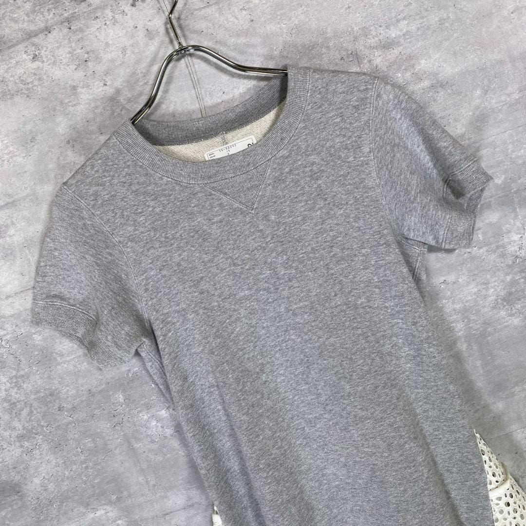 『sacai』サカイ (2) 異素材切替 スウェットワンピース