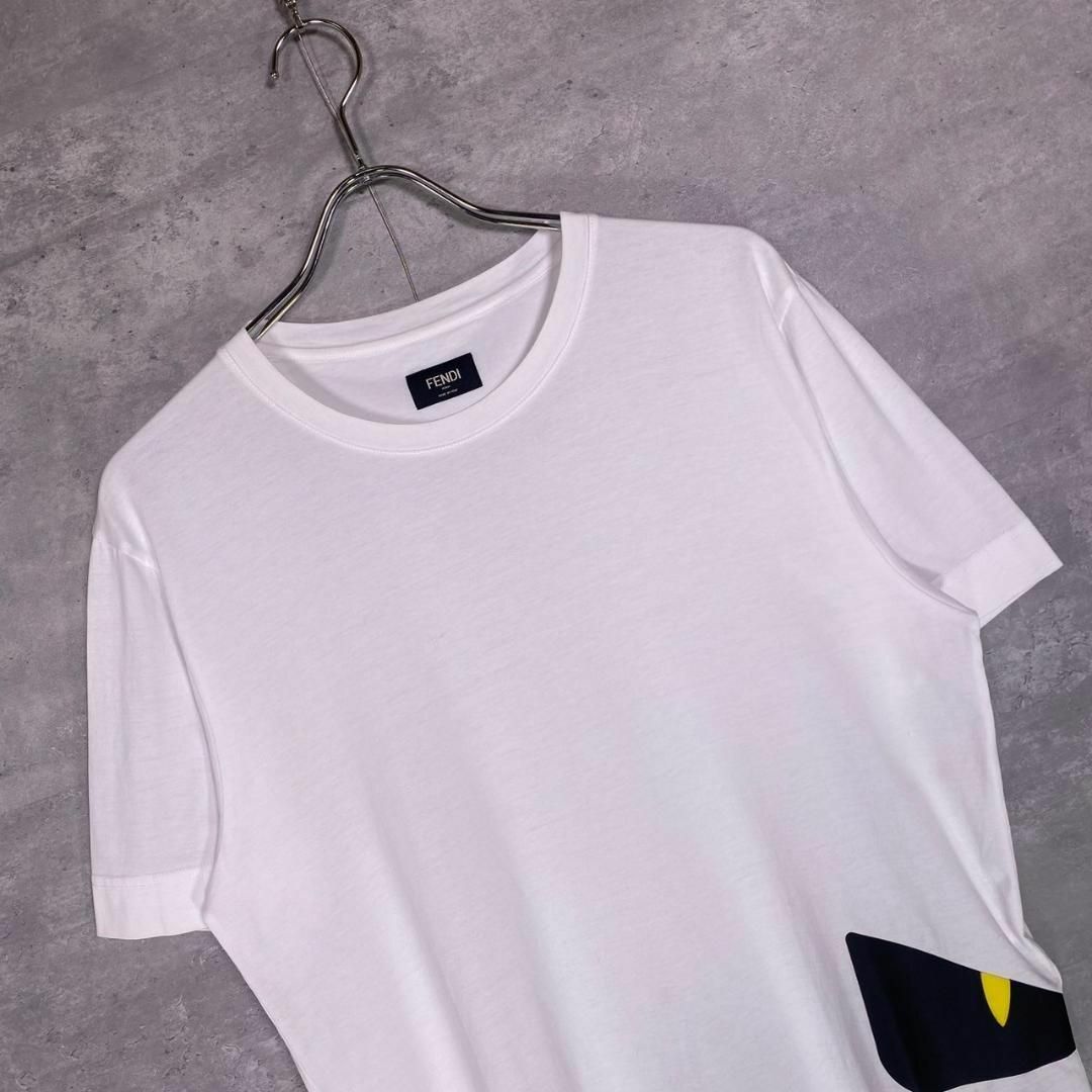 『FENDI』フェンディ (XS) モンスタープリント半袖Tシャツ