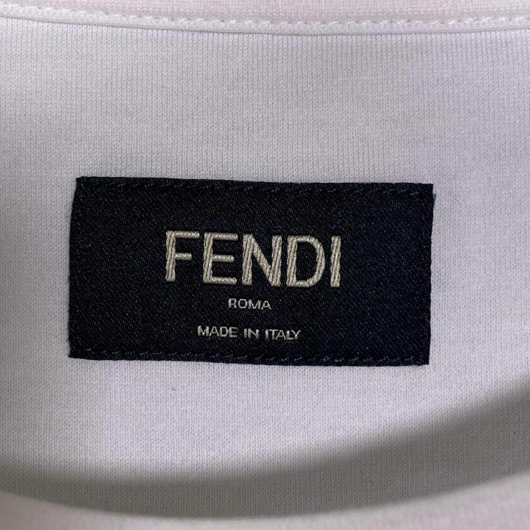 『FENDI』フェンディ (XS) モンスタープリント半袖Tシャツ
